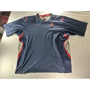 Nike‎ Team Chicago Cubs Shirt Mens XL Dry-Fit Genuine Merchandise Embroidered
